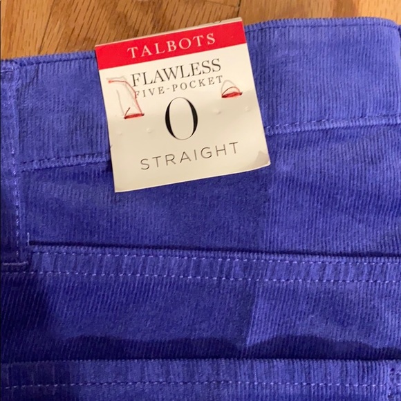 Talbots Flawless Five-Pocket Straight corduroy NWT - Picture 3 of 15